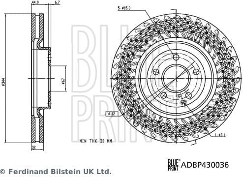 Brake Disc ADBP430036 - image 2