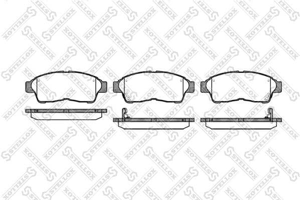 Brake Pad Set, disc brake 413 022B-SX