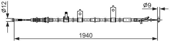 Cable Pull, parking brake 1 987 482 852