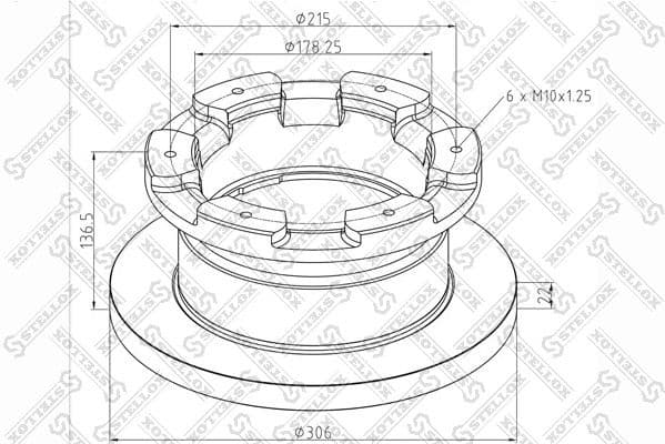 Brake Disc 85-00820-SX