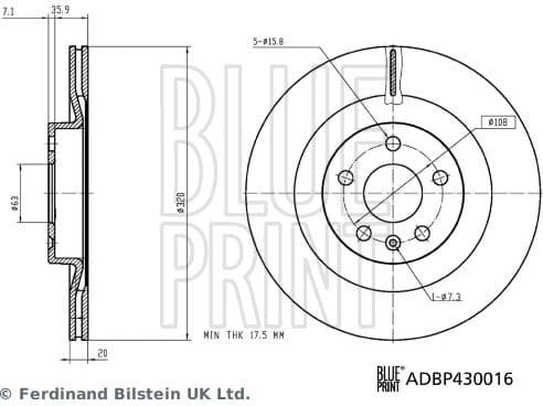 Brake Disc ADBP430016 - image 3