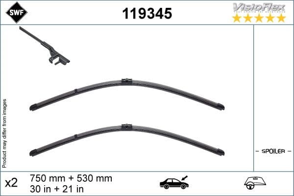 Wiper Blade DAS ORIGINAL SET 119345
