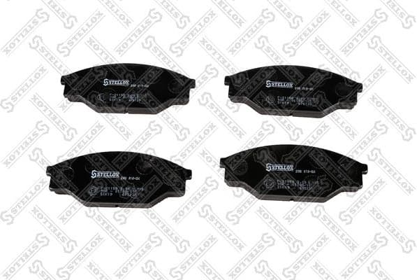 Brake Pad Set, disc brake 208 010-SX