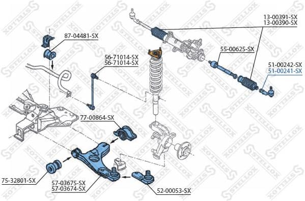 Tie Rod End 51-00241-SX - image 2