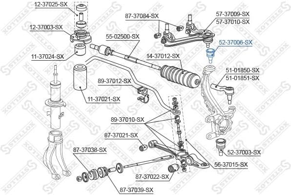 Ball Joint 52-37006-SX - image 2