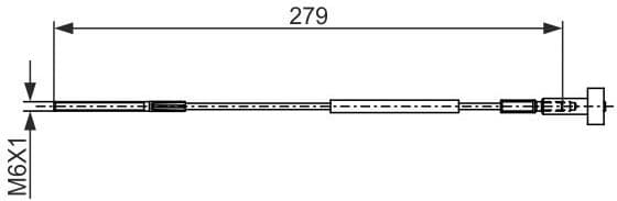 Cable Pull, parking brake 1 987 482 886 - image 5