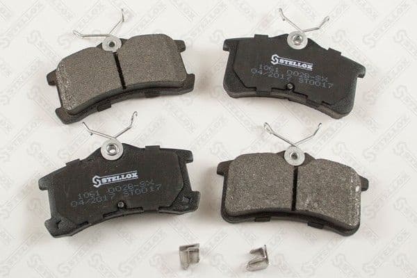 Brake Pad Set, disc brake 1061 002B-SX