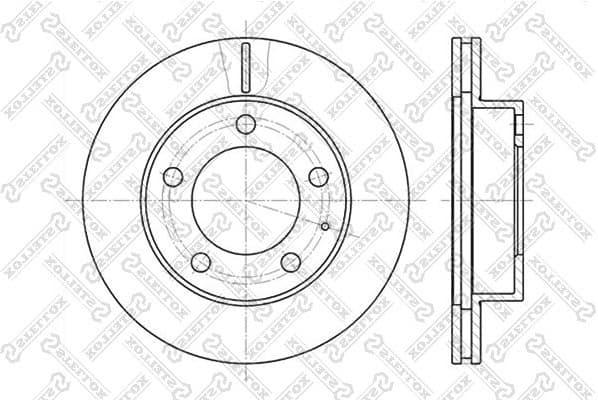 Brake Disc 6020-3227V-SX