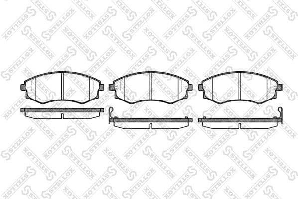 Brake Pad Set, disc brake 329 012B-SX