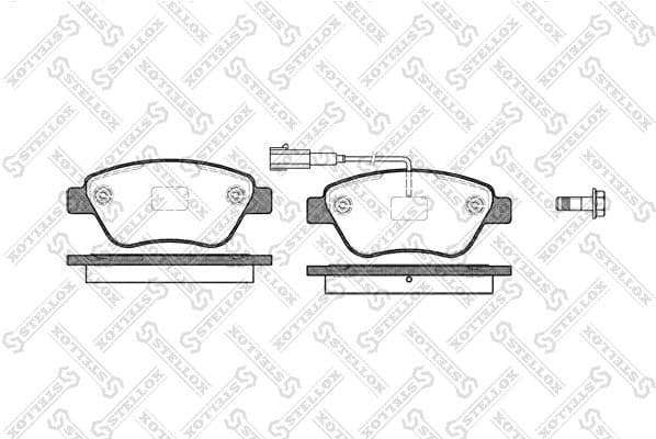 Brake Pad Set, disc brake 869 011-SX