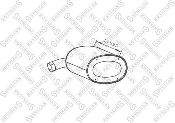 Centre/Rear Muffler 82-03071-SX
