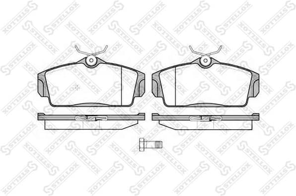 Brake Pad Set, disc brake 715 010B-SX