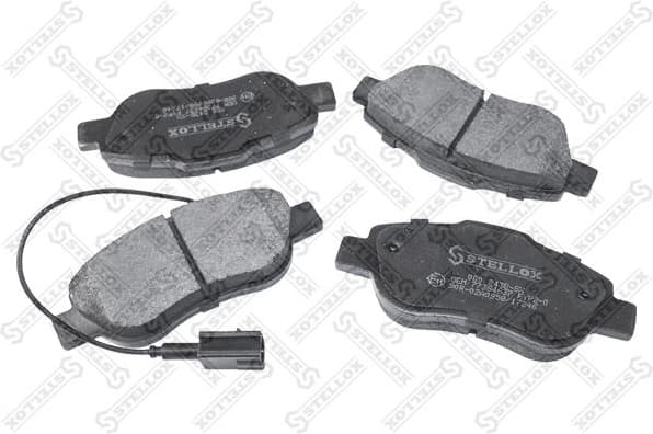 Brake Pad Set, disc brake 000 243B-SX