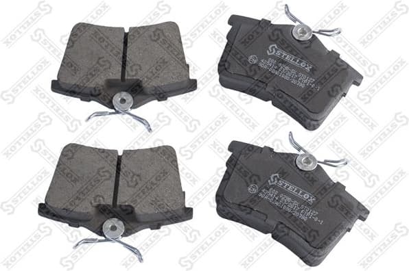 Brake Pad Set, disc brake 000 029B-SX