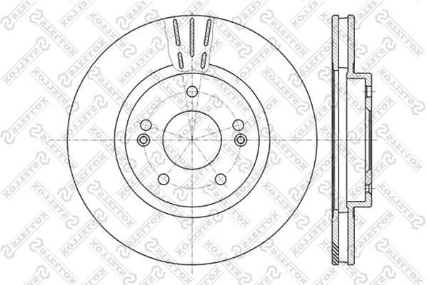 Brake Disc 6020-3415V-SX