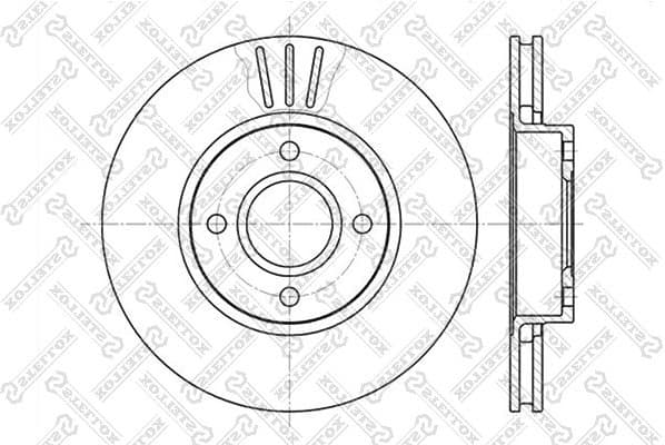 Brake Disc 6020-2542V-SX