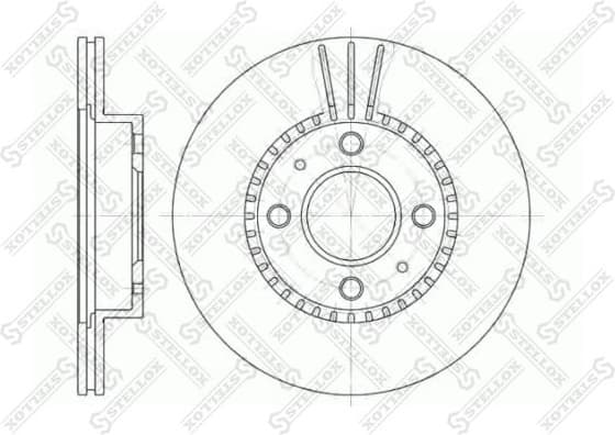 Brake Disc 6020-2245V-SX
