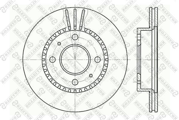 Brake Disc 6020-2244V-SX