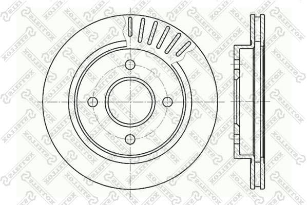 Brake Disc 6020-2535V-SX