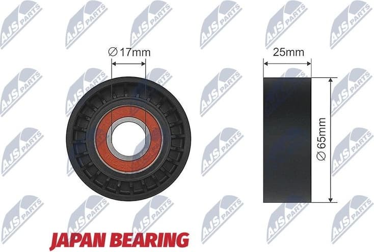 Tensioner Pulley, V-ribbed belt RNK-CT-029