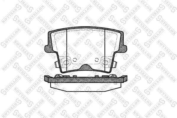 Brake Pad Set, disc brake 1138 008-SX