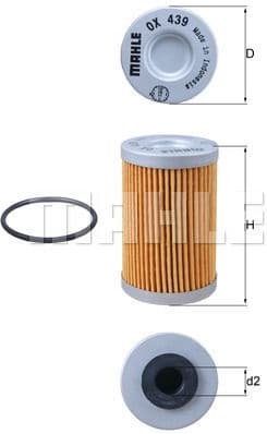 Oil Filter OX439D - image 2