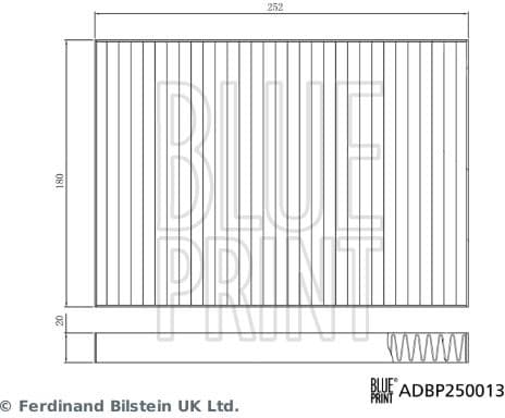Filter, cabin air ADBP250013 - image 2