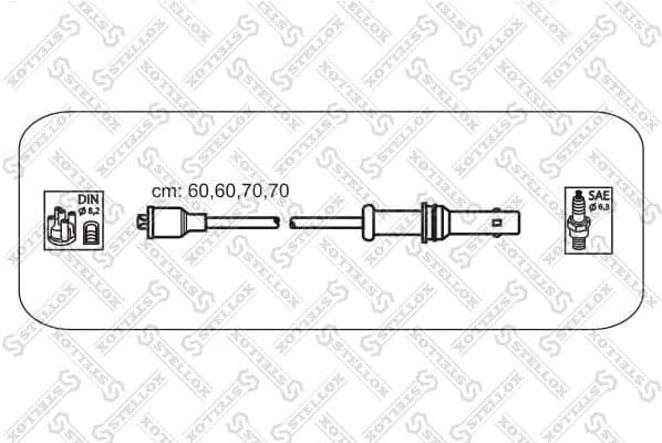 Ignition Cable Kit 10-38447-SX