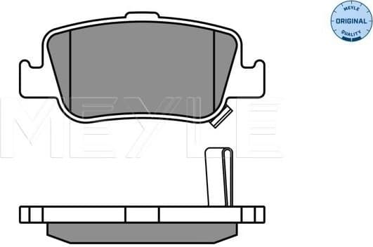 Brake Pad Set, disc brake MEYLE-ORIGINAL: True to OE. 025 246 6415/W - image 3