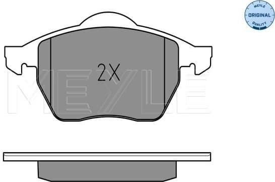 Brake Pad Set, disc brake MEYLE-ORIGINAL: True to OE. 025 218 4919/W - image 2