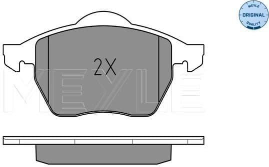 Brake Pad Set, disc brake MEYLE-ORIGINAL: True to OE. 025 218 4819 - image 2