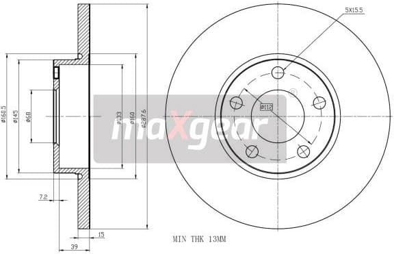 Brake Disc 19-0783
