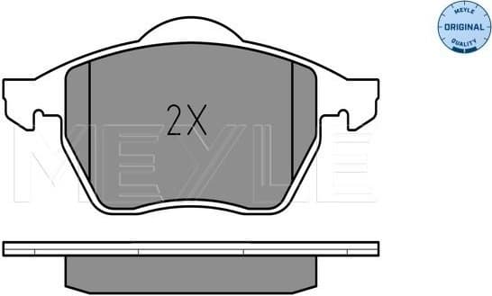 Brake Pad Set, disc brake MEYLE-ORIGINAL: True to OE. 025 216 2419 - image 2