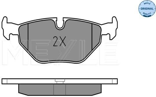 Brake Pad Set, disc brake MEYLE-ORIGINAL: True to OE. 025 209 9517 - image 2