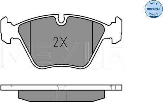 Brake Pad Set, disc brake MEYLE-ORIGINAL: True to OE. 025 209 6820 - image 2