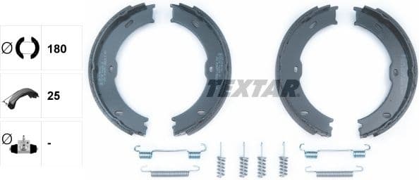 Brake Shoe Set, parking brake 91066800