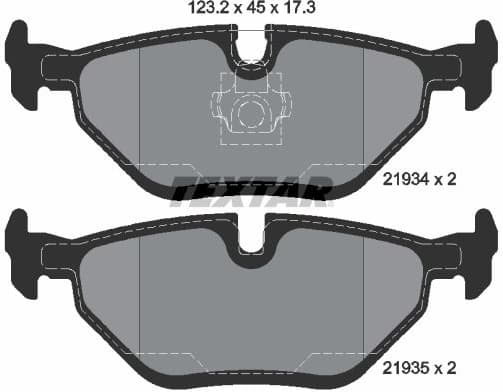 Brake Pad Set, disc brake Q+ 2193402