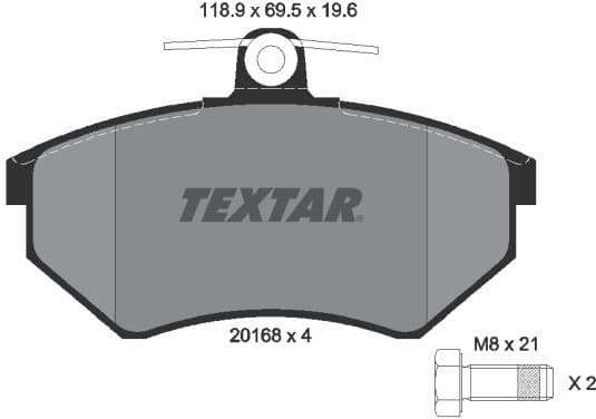 Brake Pad Set, disc brake Q+ 2016804
