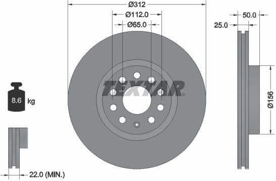 Brake Disc PRO+ 92120505