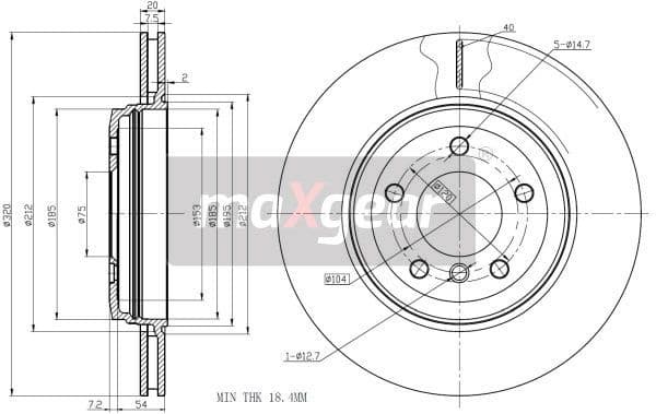 Brake Disc 19-1311