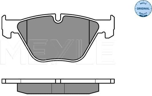 Brake Pad Set, disc brake MEYLE-ORIGINAL: True to OE. 025 233 1320