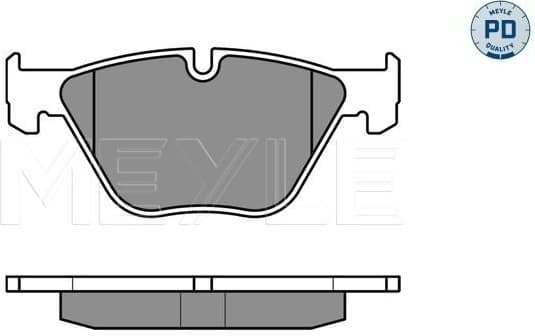 Brake Pad Set, disc brake MEYLE-PD: Advanced performance and design. 025 233 1320/PD