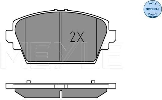 Brake Pad Set, disc brake MEYLE-ORIGINAL: True to OE. 025 230 9416/W - image 2
