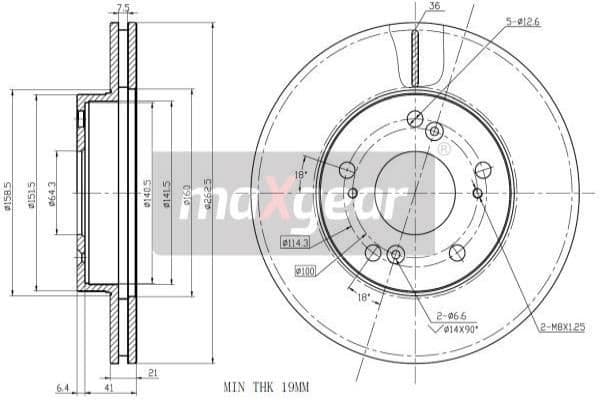 Brake Disc 19-2218