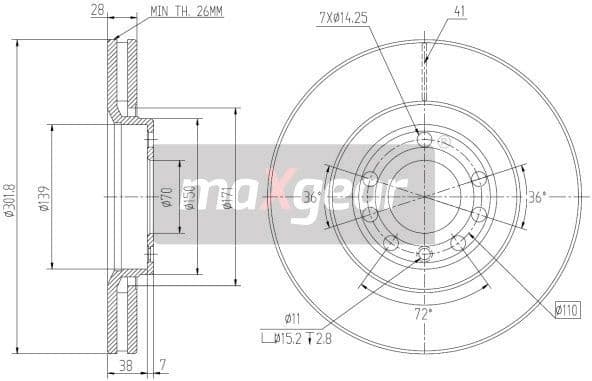 Brake Disc 19-1832