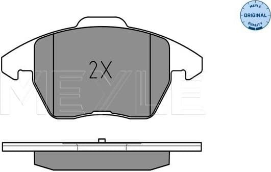 Brake Pad Set, disc brake MEYLE-ORIGINAL: True to OE. 025 235 8720/W - image 2