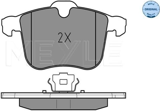 Brake Pad Set, disc brake MEYLE-ORIGINAL: True to OE. 025 234 0419 - image 2