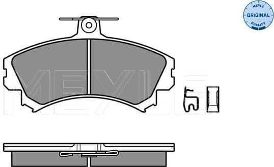 Brake Pad Set, disc brake MEYLE-ORIGINAL: True to OE. 025 219 2017
