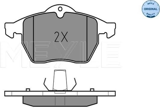 Brake Pad Set, disc brake MEYLE-ORIGINAL: True to OE. 025 218 2919