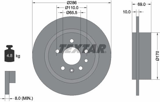 Brake Disc 92100200